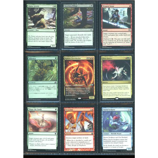 Lot Of 9 Various Magic The Gathering FOIL Cards Various Sets & Colors