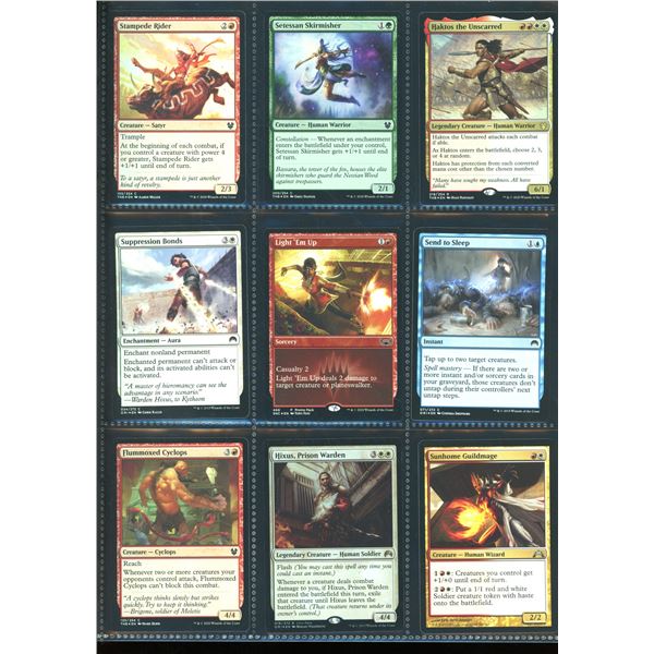 Lot Of 9 Various Magic The Gathering FOIL Cards Various Sets & Colors
