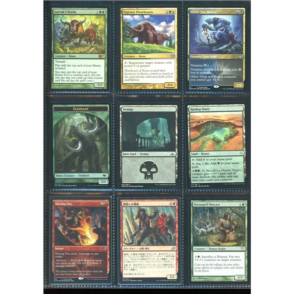 Lot Of 9 Various Magic The Gathering FOIL Cards Various Sets & Colors