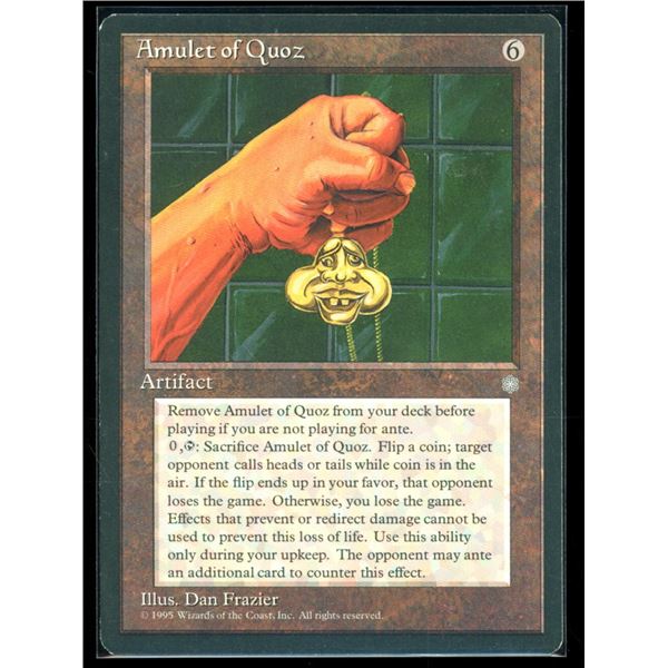 Magic the Gathering Amulet of Quoz Ice Age