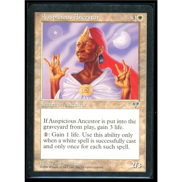 Magic the Gathering Auspicious Ancestor Mirage