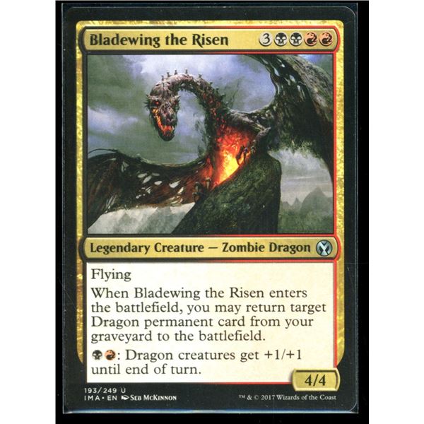 Magic the Gathering Bladewing the Risen Iconic Masters