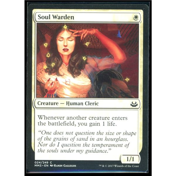 Magic the Gathering Soul Warden Modern Masters 2017
