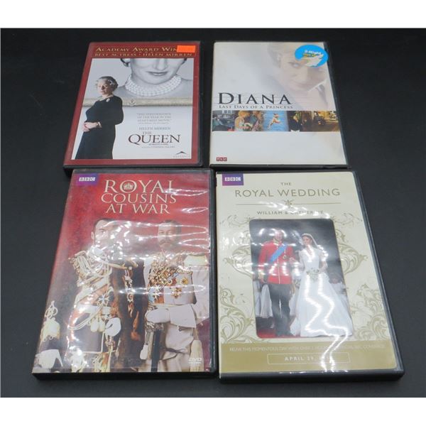 Lot of 4 Royals Movies DVD's