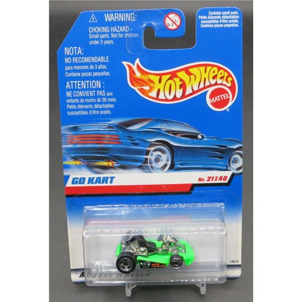 1997 Hot Wheels Green Go Kart 1:64 Die Cast