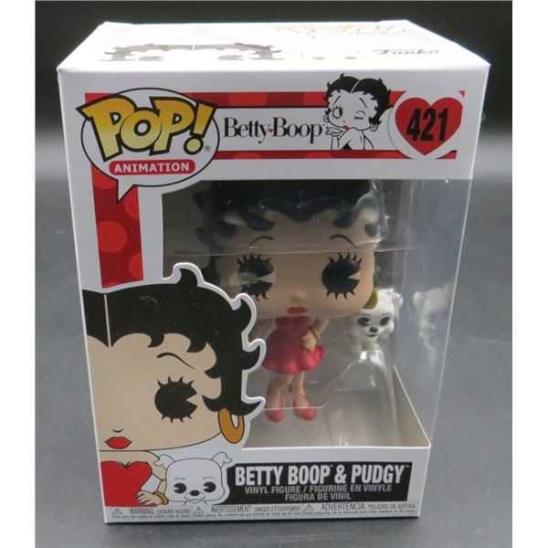 New Funko Pop Betty Boop & Pudgy #421 BV $40