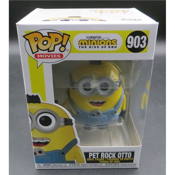 New Funko Pop Minions Pet Rock Otto #903