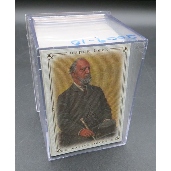 2008-09 UD Masterpieces Hockey Complete Set 87 Cards BV $75