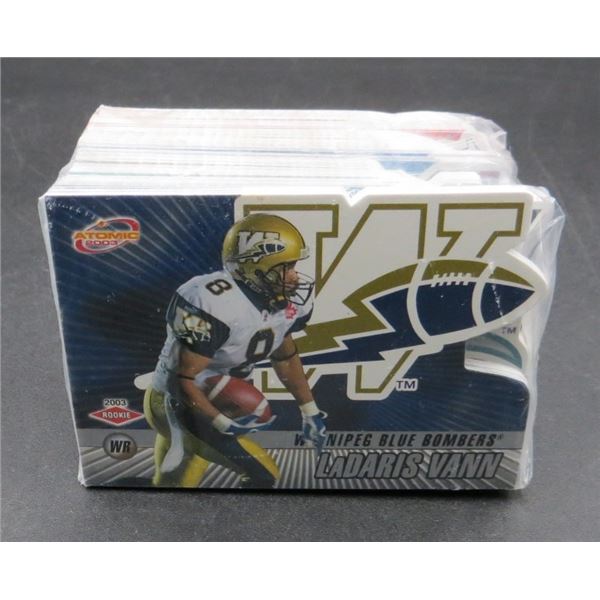 2003 Atomic CFL Football Complete Set 100 Cards BV $60
