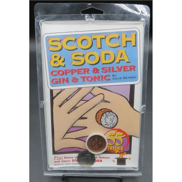 Scotch and Soda Copper & Silver Gin & Tomic 55 Tricks Book With Coins
