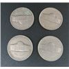 Image 2 : 4x USA Nickels 1954