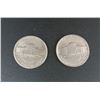 Image 2 : 2x USA Nickels 1956