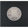 Image 1 : 1902 Canadian Silver 25 Cent Coin