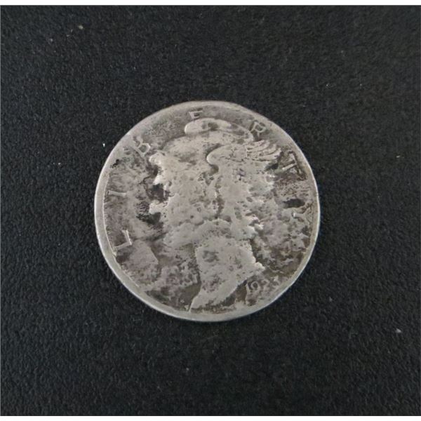 1923 USA Silver 10 Cent Coin