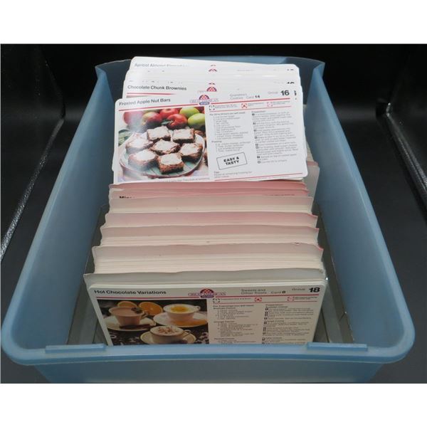 400+ Recipe Cards Sweets, Pies, Cookies, Seafood, Beef, Pork, Stews, Potatoes, Salads & More