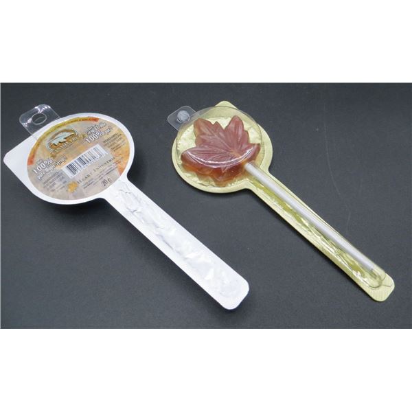 2 New 100% Maple Syrup Suckers