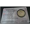 Image 2 : Royal Canadian Mint 2000 Millennium Canada 25 Cent Gem Coin "Creativity"