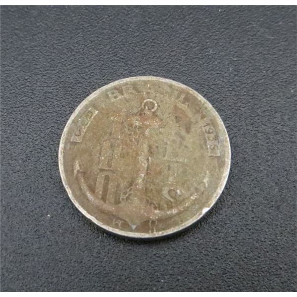 1936 Brasil 100 Reis Coin