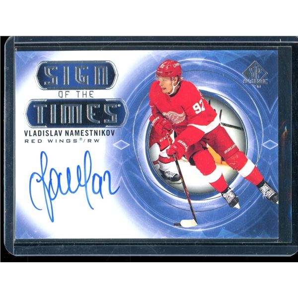 2020-21 SP Authentic Sign of the Times #SOTTVN Vladislav Namestnikov