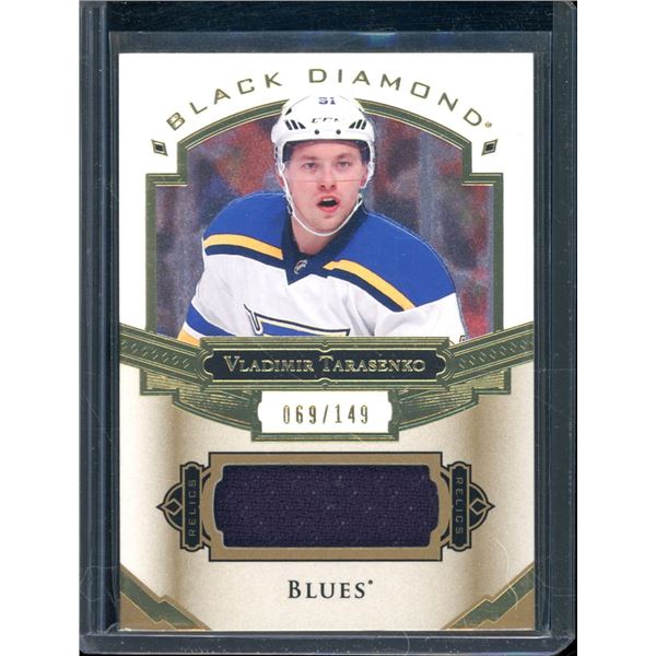 2016-17 Black Diamond Pure Black Relics #BDBVT Vladimir Tarasenko 69/149 BV $35