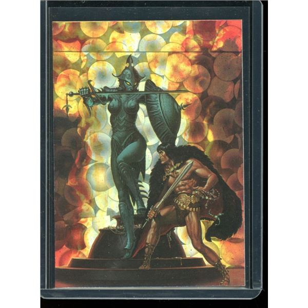 1994 Comic Images Conan Series Two Prisms #P3 Savage Sword #90