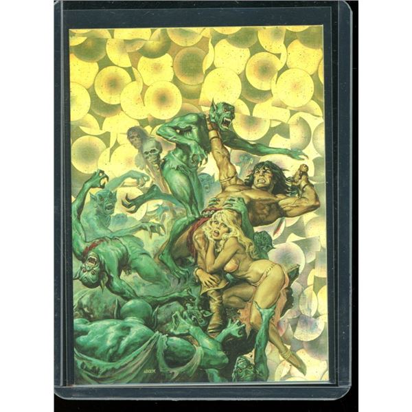 1994 Comic Images Conan Series Two Prisms #P3 Savage Sword #38