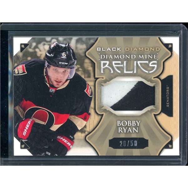 2015-16 Black Diamond Diamond Mine Memorabilia #DMRY Bobby Ryan PATCH 20/50