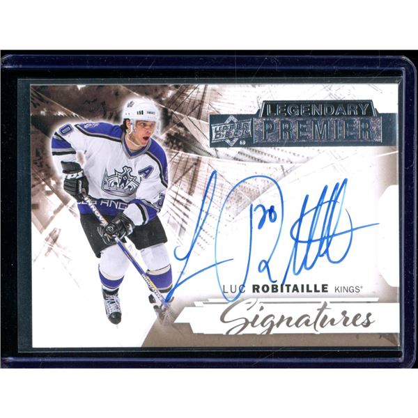 2015-16 Upper Deck Premier Premier Signatures Legends #LPSRO Luc Robitaille BV $40