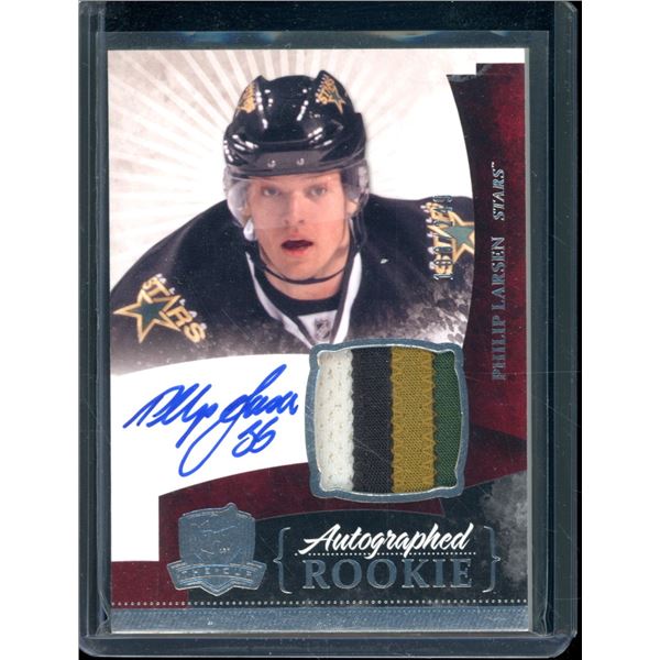 2010-11 The Cup #128 Philip Larsen 4 Colour JSY AU RC 108/249 BV $35
