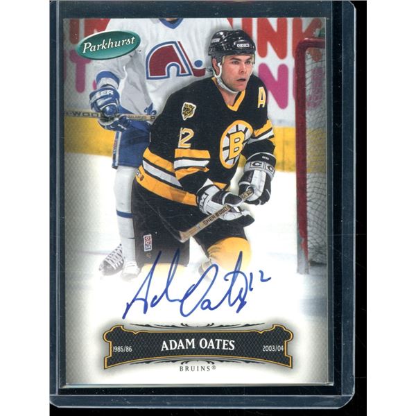 2006-07 Parkhurst Autographs #85 Adam Oates BV $30