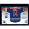 Image 2 : 2013-14 Panini Titanium Home Sweaters Memorabilia Autographs #HSJE Jordan Eberle 35/50 BV $40