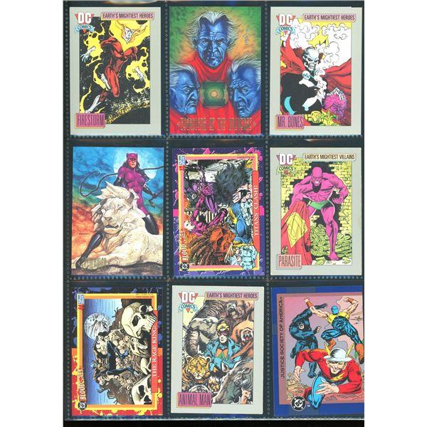 Lot Of 9 Various DC Collector Cards