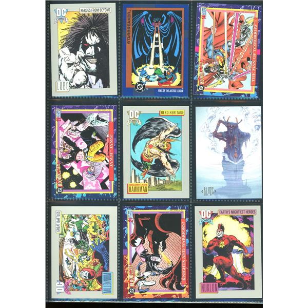 Lot Of 9 Various DC Collector Cards