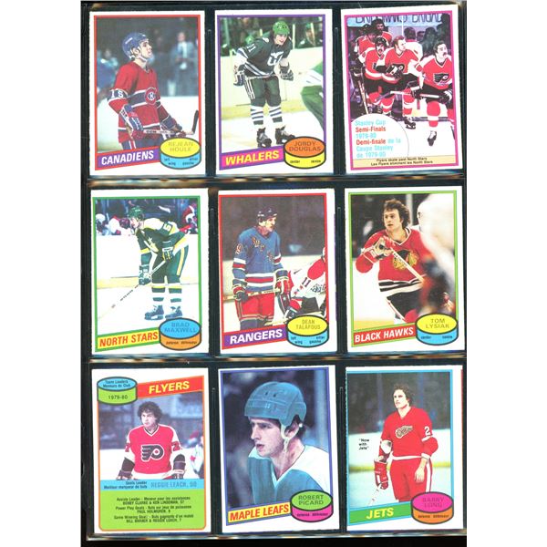 1980-81 OPC O-Pee-Chee Lot Of 9 Vintage Cards Various Teams & Players