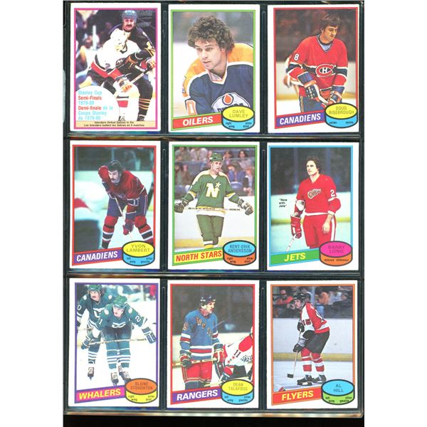 1980-81 OPC O-Pee-Chee Lot Of 9 Vintage Cards Various Teams & Players