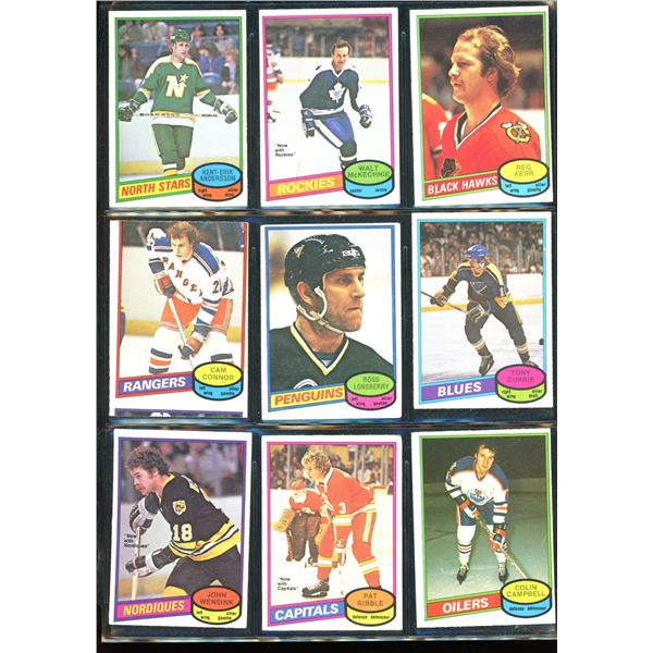 1980-81 OPC O-Pee-Chee Lot Of 9 Vintage Cards Various Teams & Players