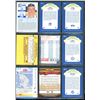 Image 2 : Lot of 9 Baseball Cards Various Players