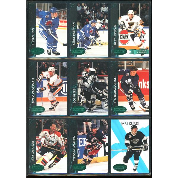 Lot of 9 Parkhurst Emerald Hockey Cards Various Teams & Players