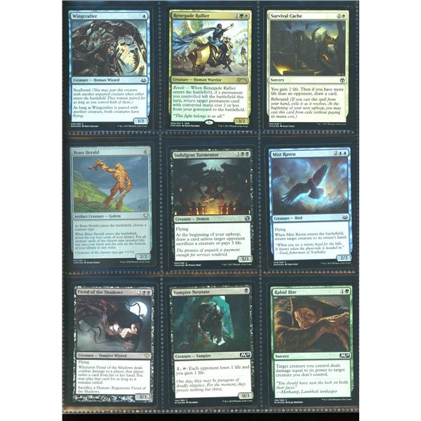 Lot Of 9 Various Magic The Gathering FOIL Cards Various Sets & Colors