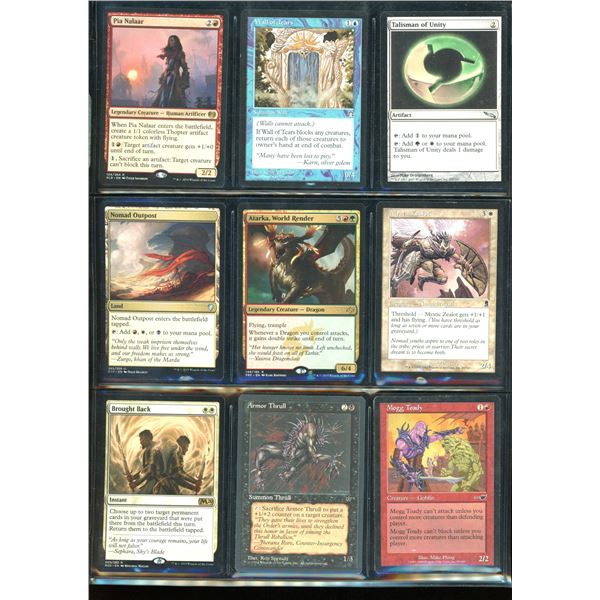 Lot Of 9 Various Magic The Gathering Cards Various Sets & Colors