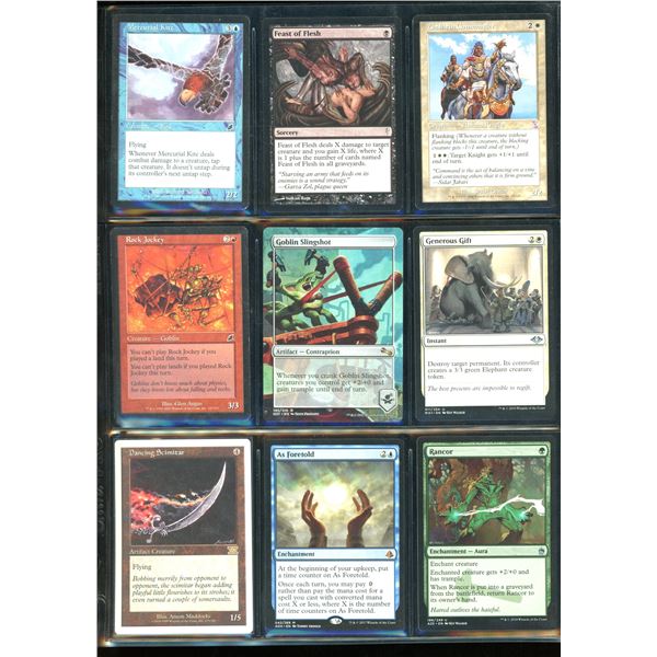 Lot Of 9 Various Magic The Gathering Cards Various Sets & Colors