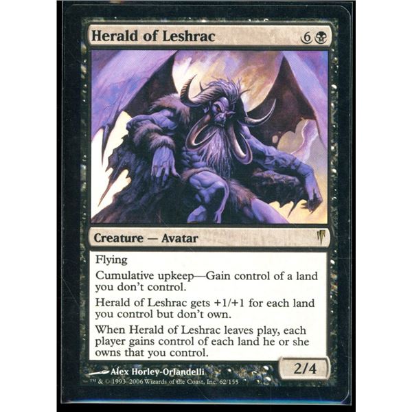 Magic the Gathering Herald of Leshrac Coldsnap