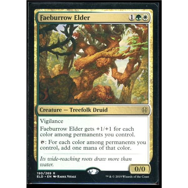 Magic the Gathering Faeburrow Elder Throne of Eldraine