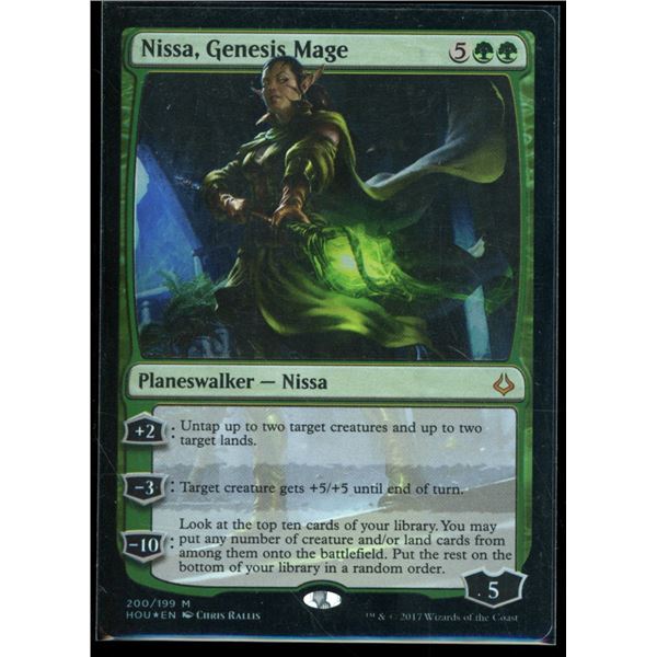 Magic The Gathering Nissa, Genesis Mage FOIL Hour of Devastation