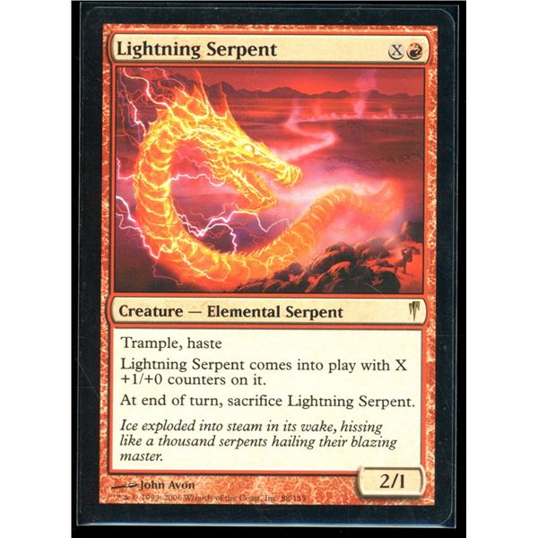 Magic the Gathering Lightning Serpent Coldsnap