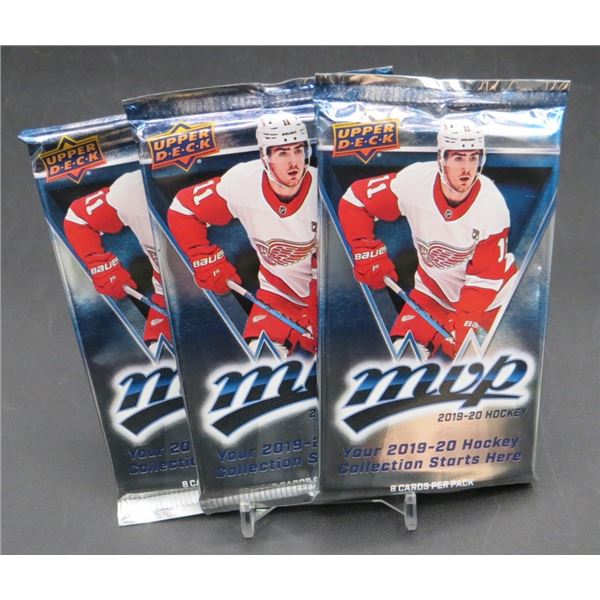 3 Sealed Packs Of 2019-20 MVP Hockey Cards 8 Cards Per