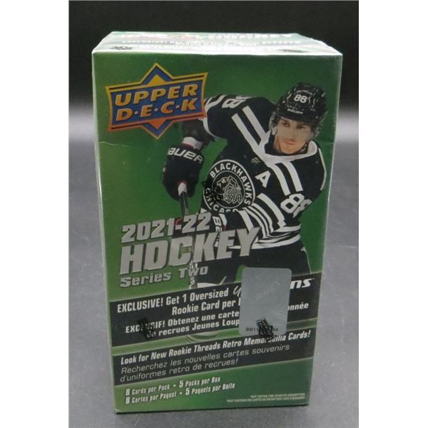 2021-22 Upper Deck Hockey Series 2 Blaster Box Sealed