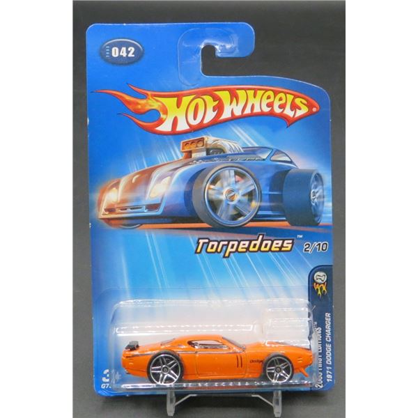 2004 Hot Wheels Torpedos1971 Didge Charger Orange 1:64 Die Cast Car