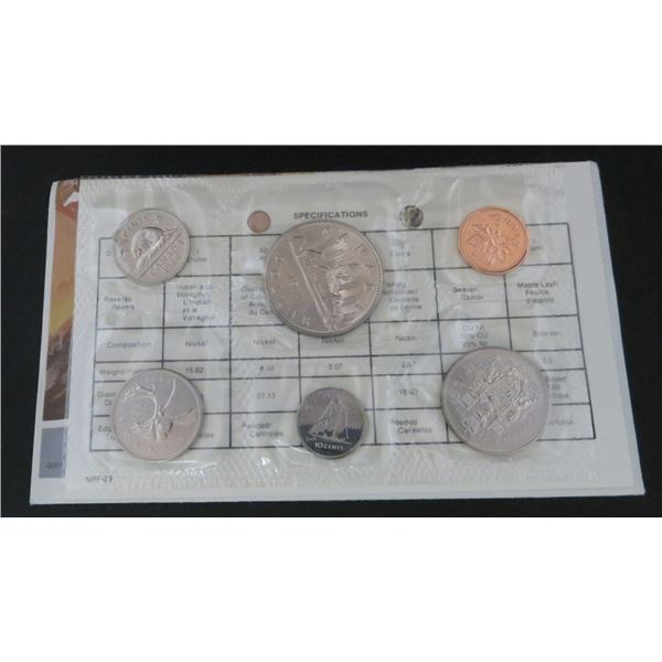 Royal Canadian Mint 1984 Uncirculated 6 Coin Collector Set