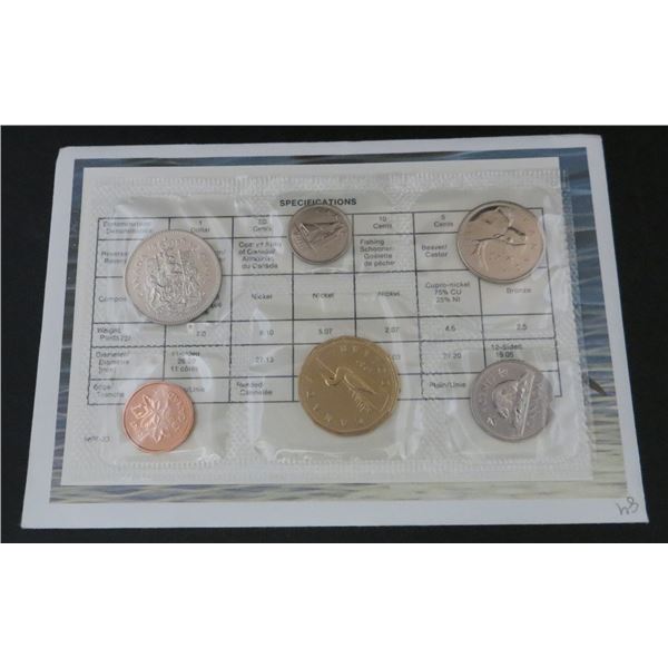 Royal Canadian Mint 1989 Uncirculated 6 Coin Collector Set